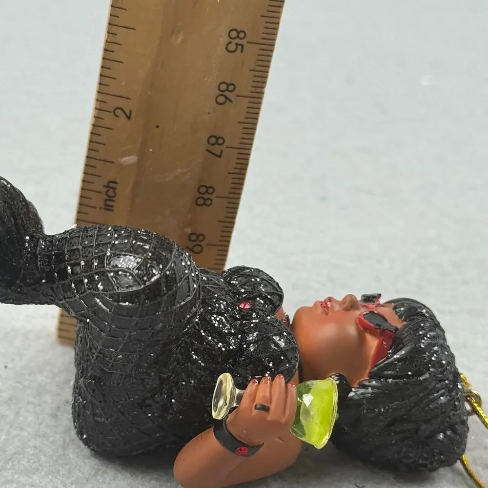 December Diamonds Margarita Cocoa Mermaid Ornament 2008 Hard to Find 55-90416
